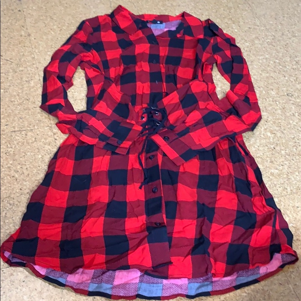 Flannel dress